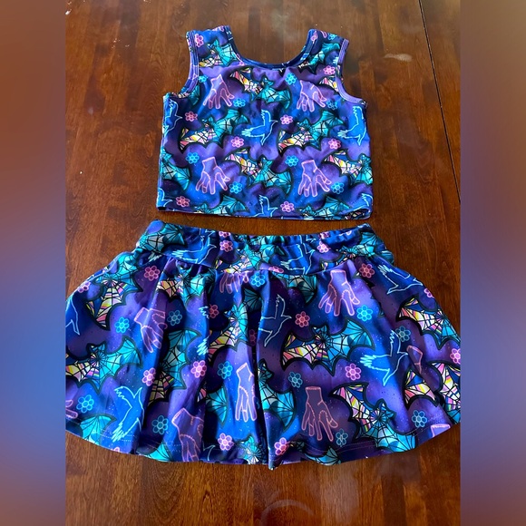 Boutique WEDNESDAY Girls 2pc Swimsuit 18/20 - Picture 1 of 6
